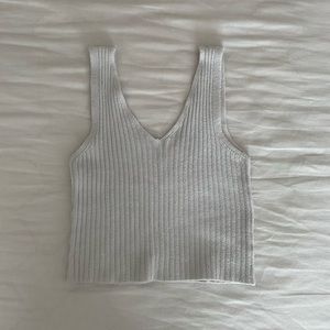 brandy melville knit tank top